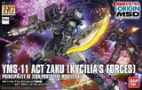 1/144 HG MS-11 Act Zaku (Kishiria's Unit) "Mobile Suit Gundam THE ORIGIN MSD" Model