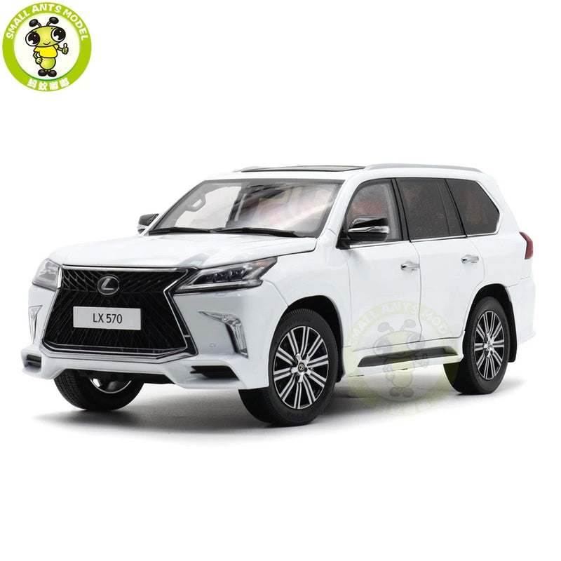 1/18 LCD Toyota LEXUS LX570 White Diecast Model Toy Car Gifts For Friends Model