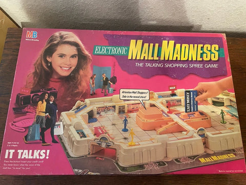 1989 Mall Madness Game Milton Bradley Bank Missing See Photos Model