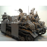 1/16 WWII German Tank Soldiers RESIN FIGURE MODEL KIT Unassembled Unpainted Model