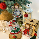 3 Christmas angels Counted Cross Stitch Kits ?C DIY Needlework Craft Model