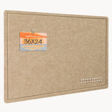 Felt Bulletin Board 36x24 inches, Decorative Pin Board for Home & Office Model