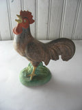 5" high Porcelain figurine ROOSTER CHICKEN Farmhouse display animal Model