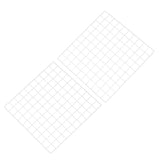 20"x20" Wire Grid Panel 2 Pcs Wall Grid Decorative Board Photo Display White Model