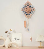 ROKR 3D Wooden Puzzles for Adults-DIY Wall Quartz Clock Kits Jigsaw Gifts Model
