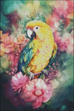 Yellow Parrot - Counted Cross Stitch Kits Needlework Embroidery DIY Model