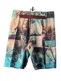 Hard Rock Mens Size 30 Swim Trunks Photo Surf Collage Board Shorts NWT Model