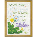Design Works counted cross stitch kit "Dandelion Wishes", 13x18cm Model