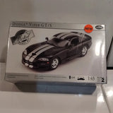 TESTORS DODGE VIPER GT/S CAR METAL MODEL KIT 1:43 NEW BOXED Die Cast Model