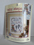 JANLYNN BABY STEPS 113603 COUNTED CROSS STITCH W/WASHABLE PAINT FOR FOOT PRINTS Model