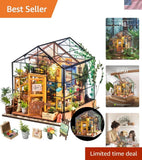 Cathy's Miniature Greenhouse Kit with Furniture - Perfect Gift for Creatives Model