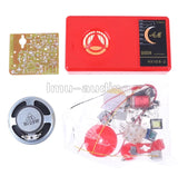 1 Set 7 Tube AM Radio Electronic DIY Kit Electronic Learning Kit HX108-2 NEW Model