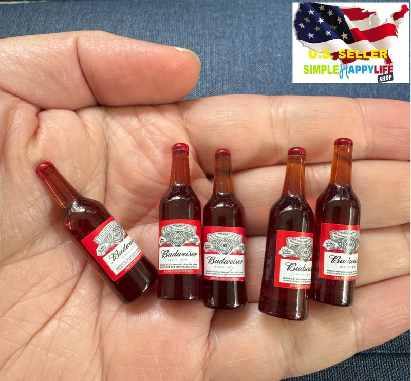 1/6 scale 5 x bottles beer alcohol toy model for Hot toys Phicen ganghood ?USA? Model