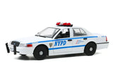 2011 Ford Crown Victoria Interceptor - NYPD 1:24 Scale Model - Greenlight 85513 Model