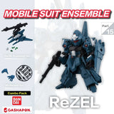 Bandai MOBILE SUIT ENSEMBLE 15 ReZEL Gashapon Gundam Capsule Action Model Kit Model