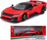 Bburago 1:18 Ferrari F80 Red Diecast Model Car 18-16022RD Model