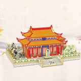 Confucius Academy Model Wooden Puzzle Toy 3D Puzzle Handcrafted Assembly Model