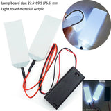 White Flexible DIY LED Light Eye Kits Bendable Mask Eyes Light Cosplay Props AAA Model