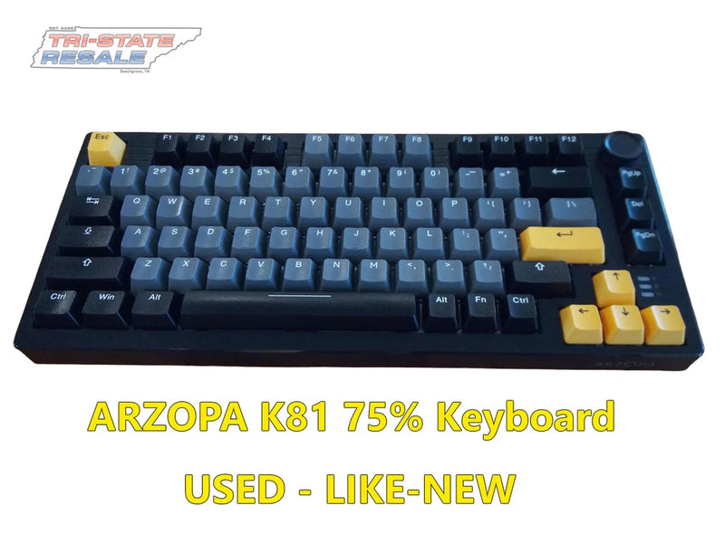 USED - ARZOPA K81 Mechanical Keyboard (Red switches) Model