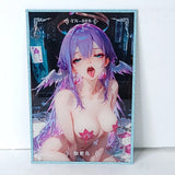 Robin Drooling On Floor Waifu Card Anime Girl Wall Art Oversized Board A5 Model