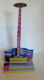 N Scale Carnival Fair Ride: Magic Carpet Card Kit You Build! LEDs Rare Kit! Model