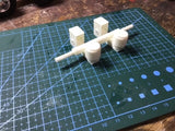 1/24-1/25 Scale Truck Trailer Model Accessories Lowboy Trailer Suspension Model