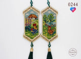 DIY Cross Stitch Kit on Wood "Boss" Model