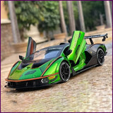 1:24 Scale Lamborghini SCV12 Diecast Car Model with Sound and Light Effects Model
