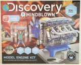DISCOVERY MINDBLOWN MODEL ENGINE KIT W/MOVING PARTS AND LIGHTS NEW 104 PIECES Model