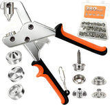 Heavy Duty Snap Fasteners Kit & Snap Fastener Tool with 100 Sets 15mm Boat Cover Model
