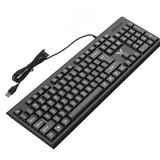 kebidumei 104-Key Wired RGB Gaming Keyboard Mechanical-Feel Backlit for PC Model