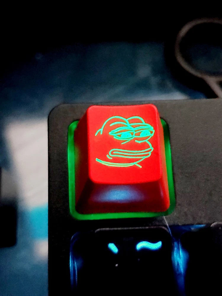 Frog Keycap Pepe the Meme frog ibm youtube Facebook Viral key/keycap Funny USA Model