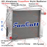 912495601 3 Row Aluminum Radiator For Hyster Yale Forklift H25XM H35XM Models Model