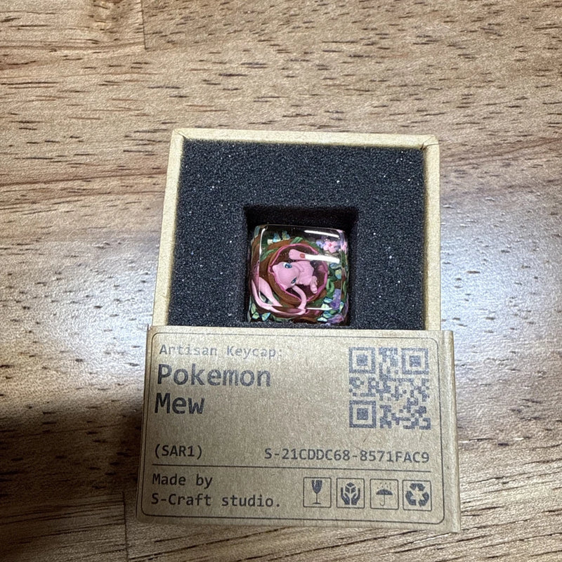 S-CRAFT MEW ARTISAN POKEMON KEYCAP (CHERRY MX) SCRAFT *BRAND NEW* Model