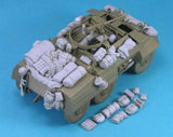 1/35 Scale DieCast Resin Model Assembled Kit M20 Vehicle Stowage Set(No Vehicle) Model