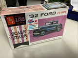 NEW AMT Scale Stars 1932 '32 Ford V-8 Coupe 1/32 Scale Sealed Model Kit Sealed Model