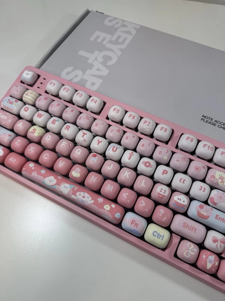 YUNZII Ice Cream MOG Profile Keycap Set Model