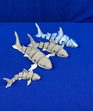 Great White Shark Figurine ¨C Articulated Ocean Display | 3D Printed & Hand-Finis Model