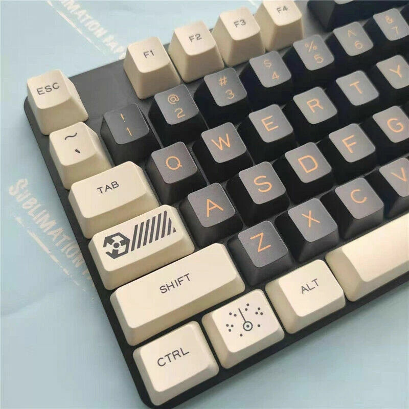 Virtura War Theme Keycap OEM Profile PBT 104 Key For Cherry MX Keyboard Model