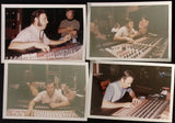 1970 Joseph Venneri Sun Studios Sound Engineer Mixing Board Candid Snapshot LOT Model