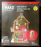 NEW Sealed 2025 Make Market Book Nook Kit Townhouse Christmas Theme & Lights Up Model