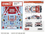 Studio27 1/24 Porsche 911 GT1 #30 LM (1997) Decal for Tamiya kits Model