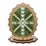 DIY Bead embroidery kit on wood Easter Decoration Craft gift needwork set Model