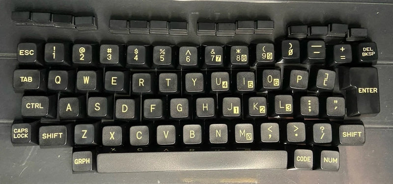 Tandy 102 Portable Computer Keycaps Model