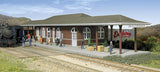 WHITEHALL STATION DEPOT - SMALLTOWN -?HO Scale PLASTIC KIT WALTHERS 933-2932 NEW Model