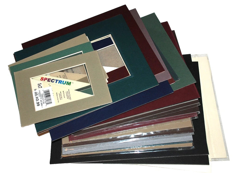Matboard Precut Assorted Colors & Sizes Artwork Photographs Framing 31 Pcs Model