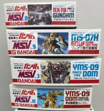 GUNDAM RX-78 Prototype Gouf Flying Dom Tropical Test 1:144 MSV SET Model Kit Model