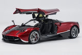 GT Autos 1/18 Scale Pagani Huayra Red Diecast Car Model Toy Collection Gift Model