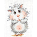 Magic Needle Zweigart Edition counted cross stitch kit "Buy a Hamster, please!", Model