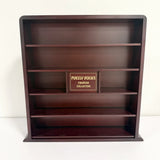 Danbury Mint Purely Doxies Dog Figurine Collection Display Case Wood Shelf ONLY Model